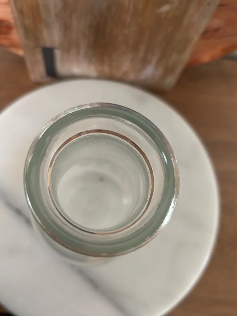 Vintage Glass Milk Bottle Embossed 1888